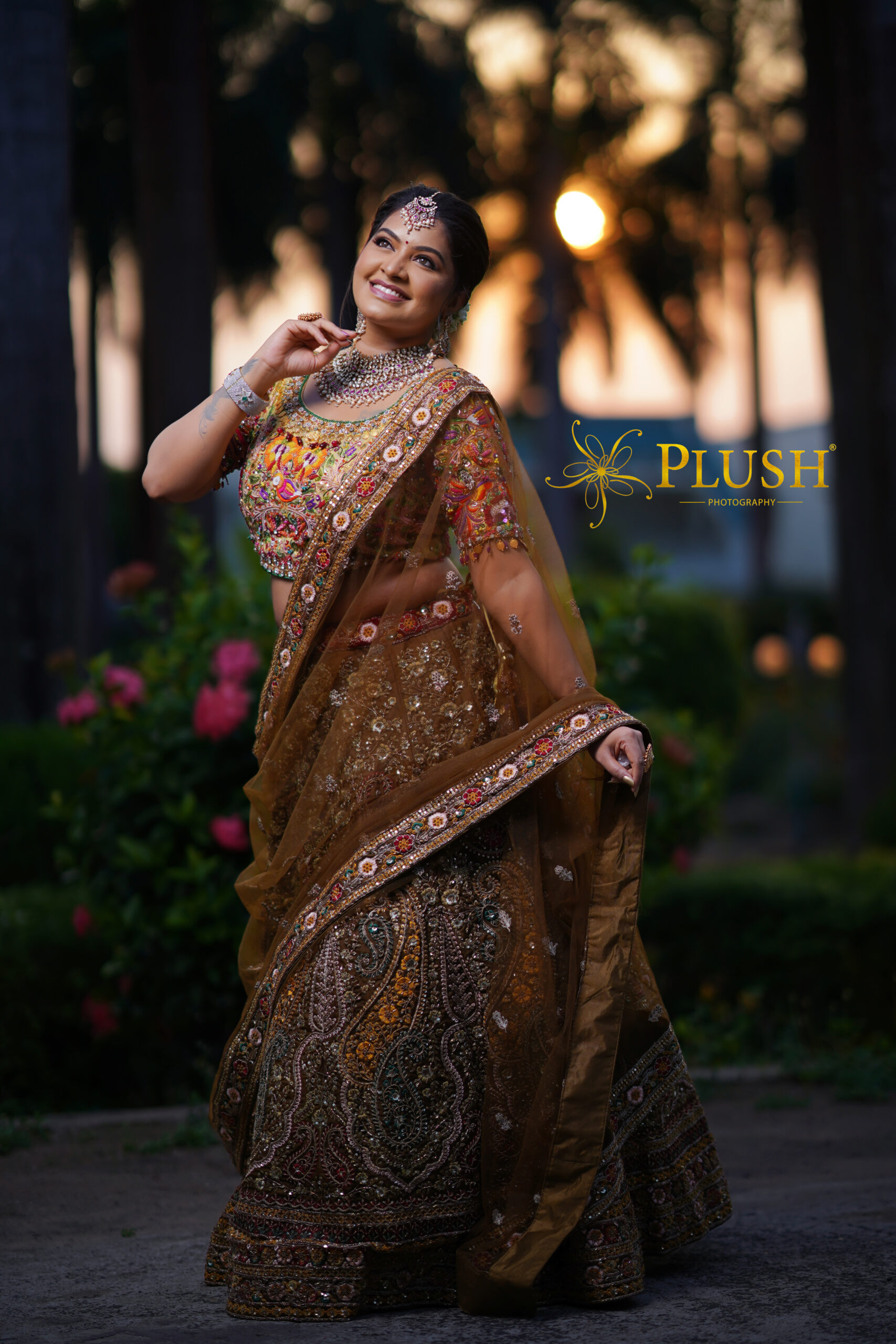 bridal makeup by Santhoshi Srikar