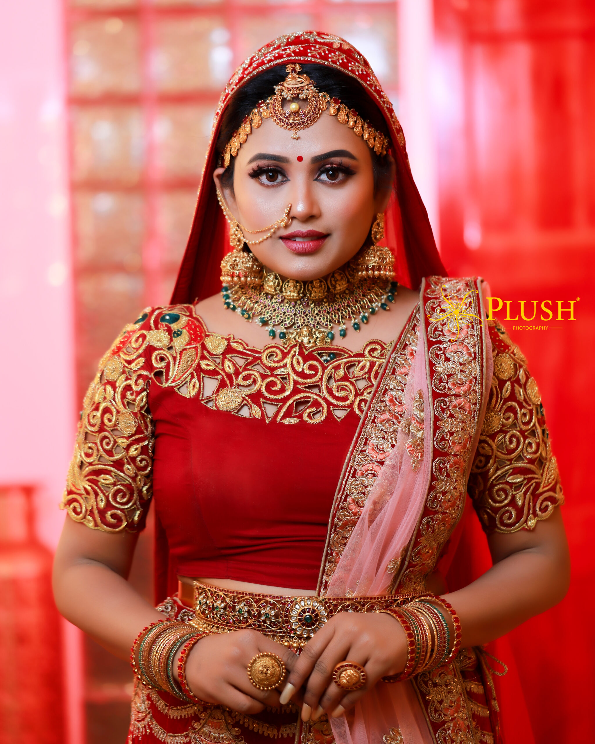 Bridal makeup by Santhoshi Srikar