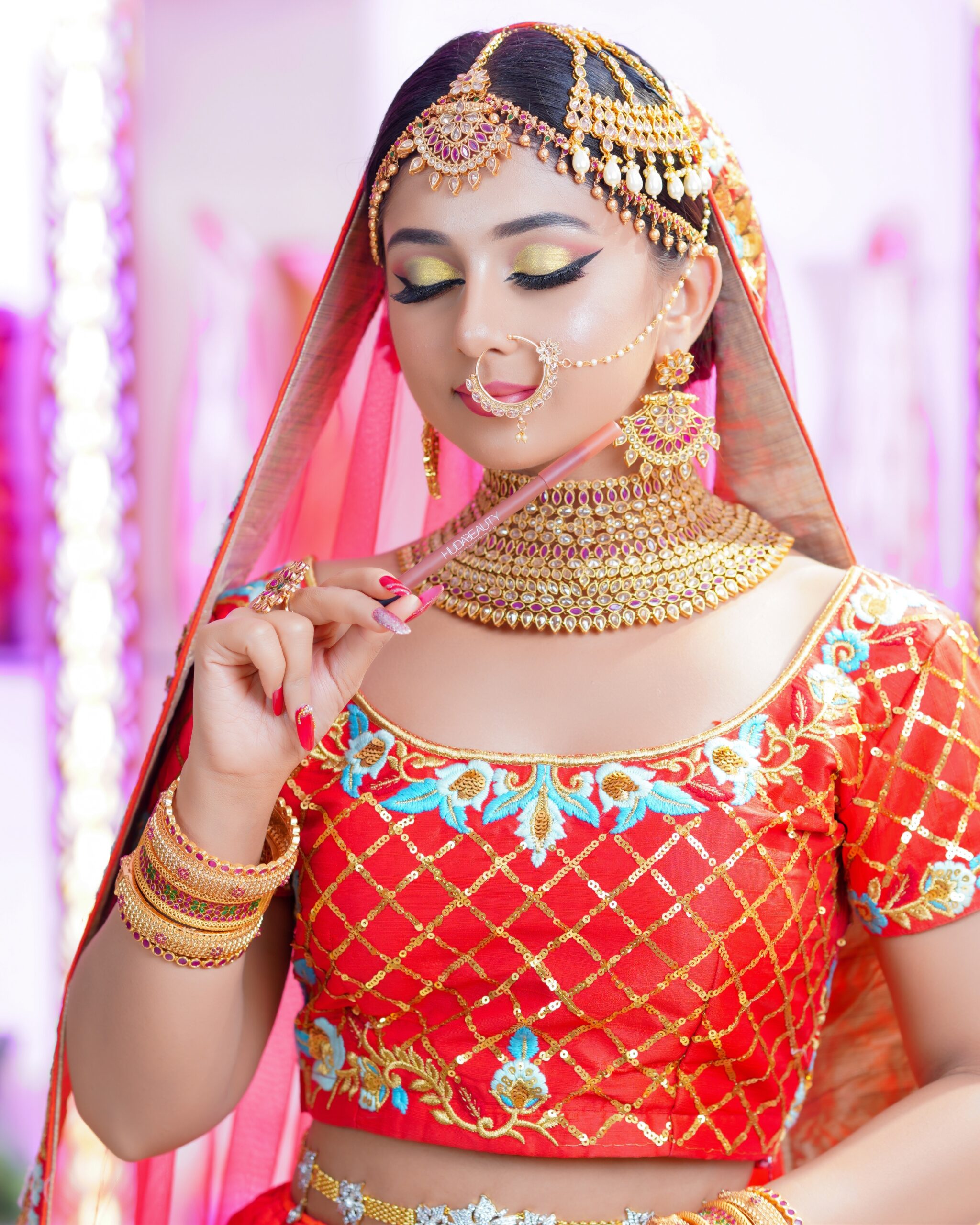 North Indian Bridal makeup by Santhoshi Srikar 2 North Indian Bridal Makeup by Santhoshi Srikar