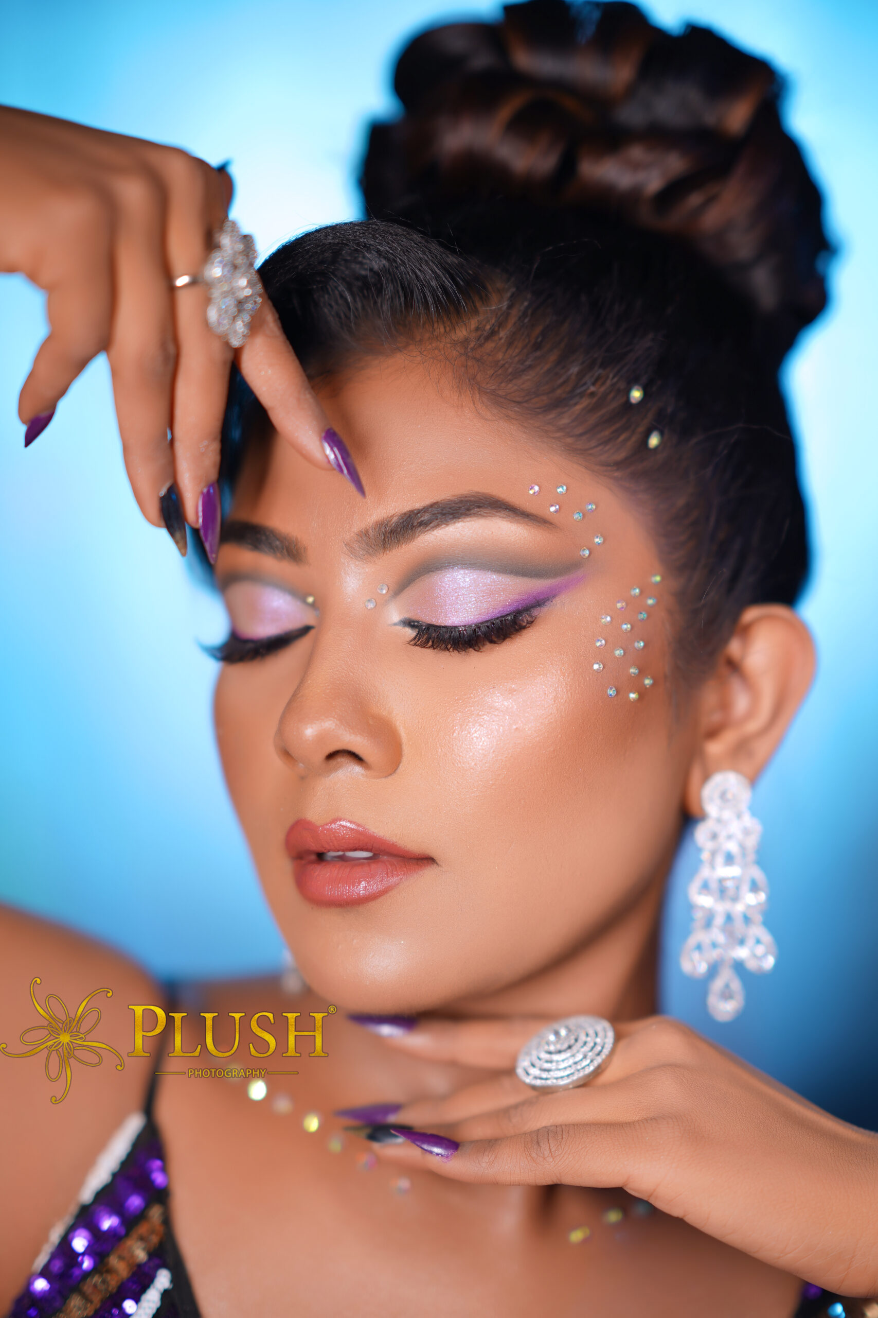 Santhoshi Srikar's makeup