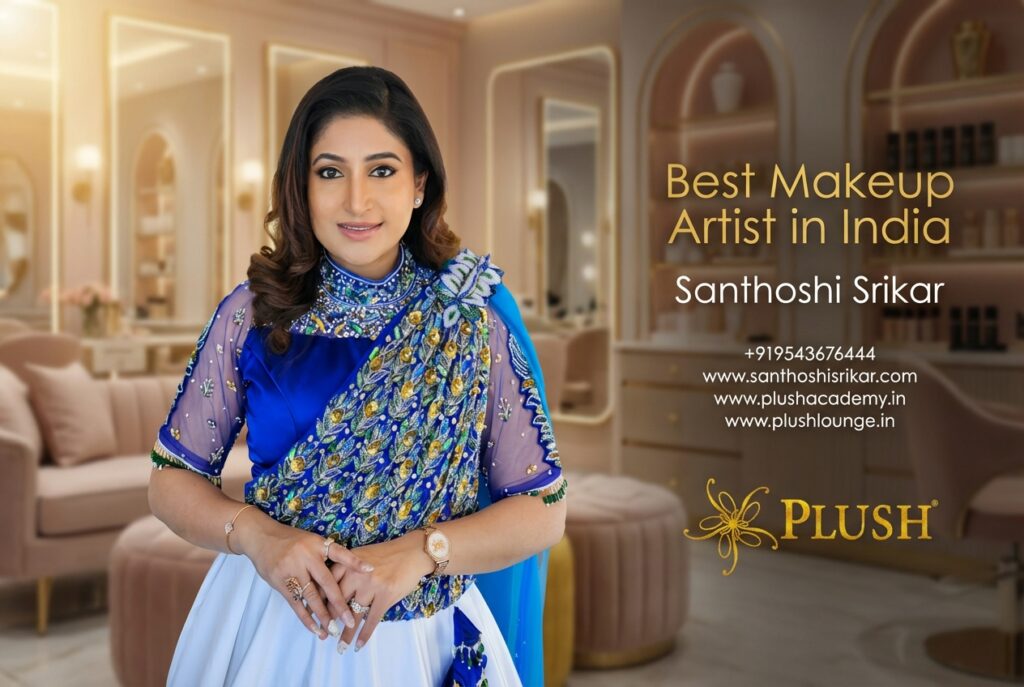 Top and best Makeup Artist in India Santhoshi Srikar