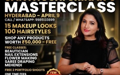 Best Makeup Academy in Hyderabad PLUSH Academy Santhoshi Srikar’s Masterclass